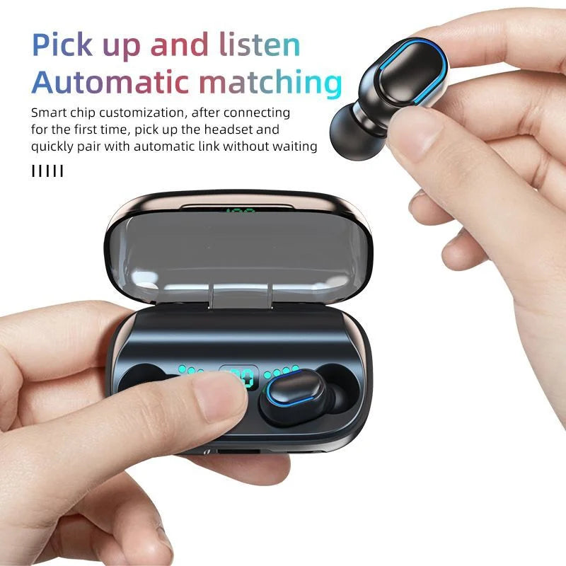 JMT-688394 Waterproof TWS T11 Wireless Earbuds with Hi-fi Sound and Hands-free Calling