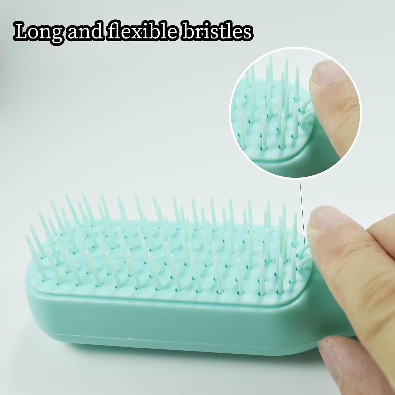 JMT-688458 Gentle Grooming Brush for Small Dogs - Dual-Sided Pin and Bristle Brush for Effective Coat Care