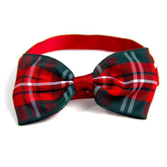 JMT-689034 Handmade Pet Bow Tie Collar - Adjustable Ribbon Design for All Pets (20-36cm)