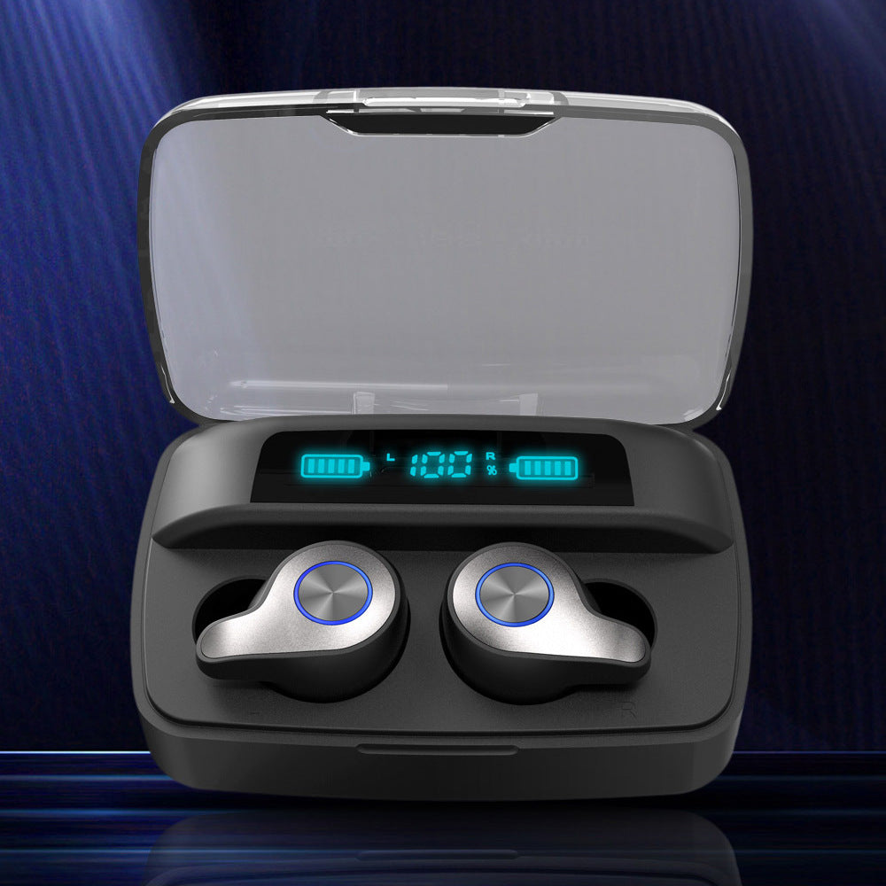 JMT-689034 Wireless Bluetooth Headset with Power Display and Long-Lasting Battery Life