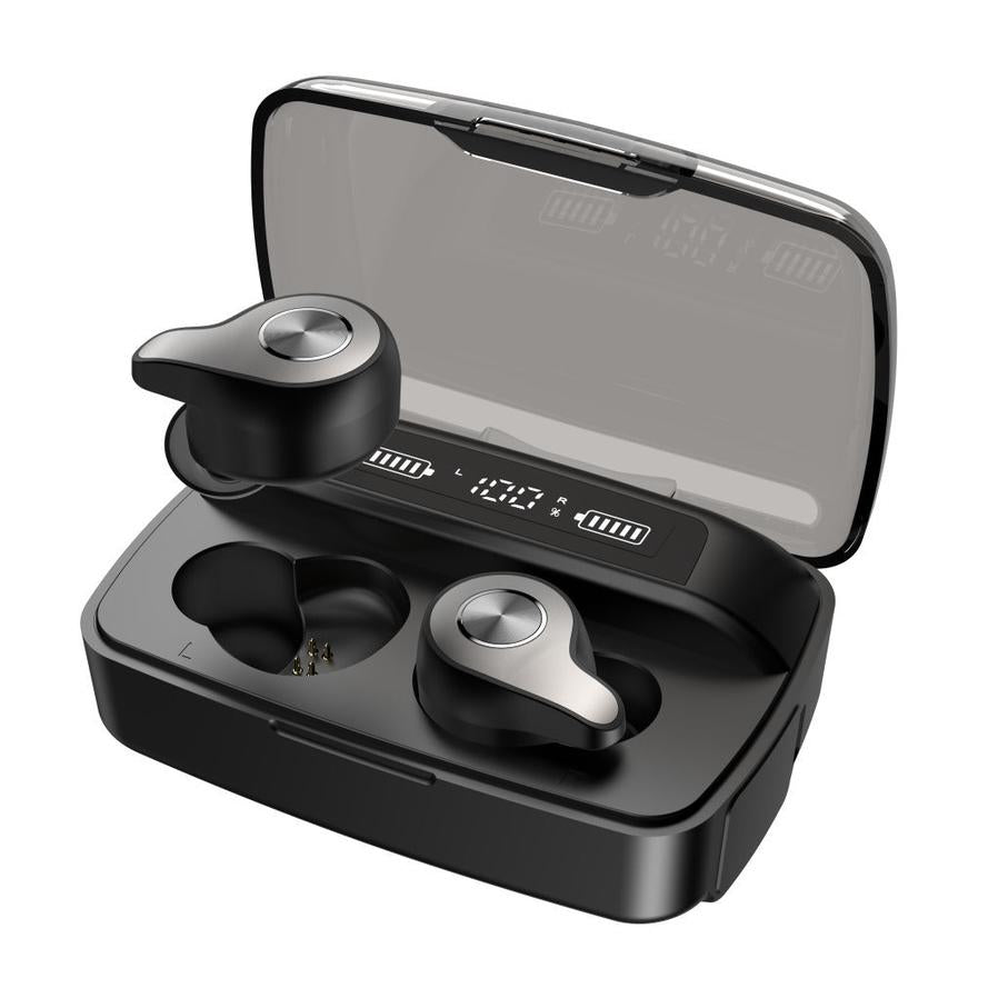 JMT-689034 Wireless Bluetooth Headset with Power Display and Long-Lasting Battery Life