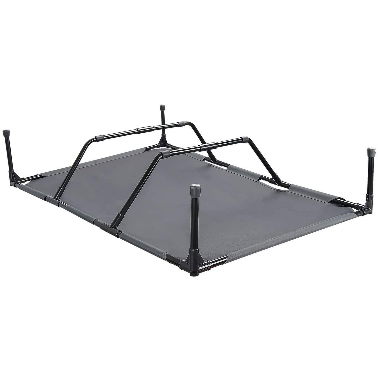 JMT-689674 Elevated Large Outdoor Pet Camping Bed - Stainless Steel, All-Season Design, Easy to Clean