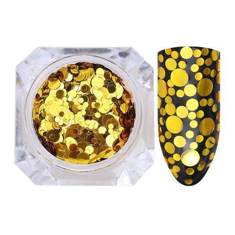 JMT-689674 Holographic Chunky Glitter Sequins for Nail Art - 1g