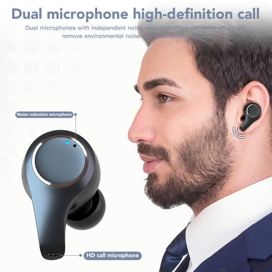 JMT-689866 Active Noise Cancelling Bluetooth Headset with Stereo Sound and Voice Control