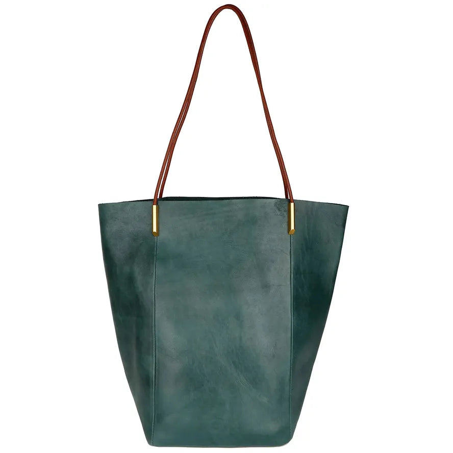 JMT-690058 Large Capacity Shoulder Bag for Women in Vegetable Tanned Leather - Versatile Tote in Multiple Colours