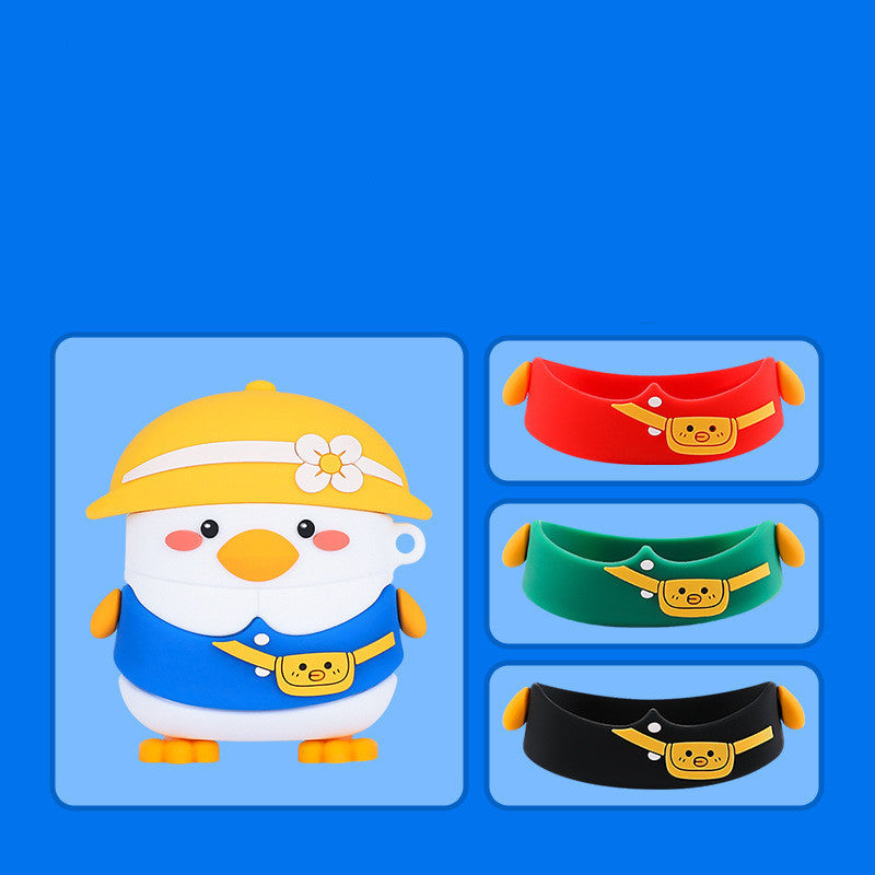 JMT-690506 Cute Dog Pig Cartoon Silicone Cover for Bluetooth Headset Compatible with AirPods, Multiple Designs Available