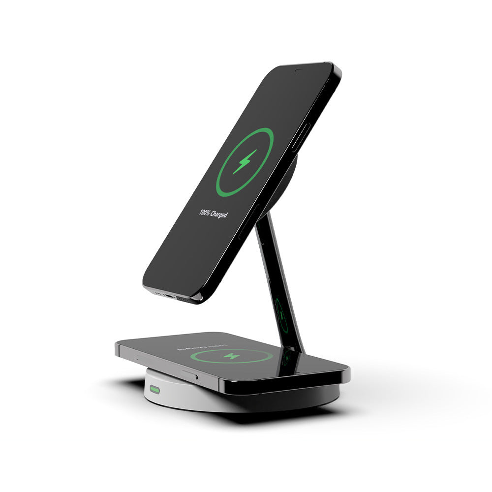 JMT-690698 15W Magnetic Three-in-One Night Light Charging Station with Wireless Fast Charging