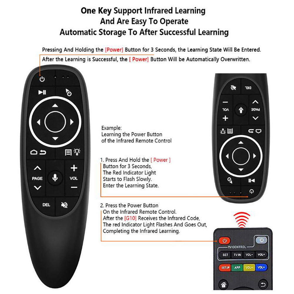 JMT-690698 Intelligent Voice Remote Control with Gyroscope for Android Players and Computers