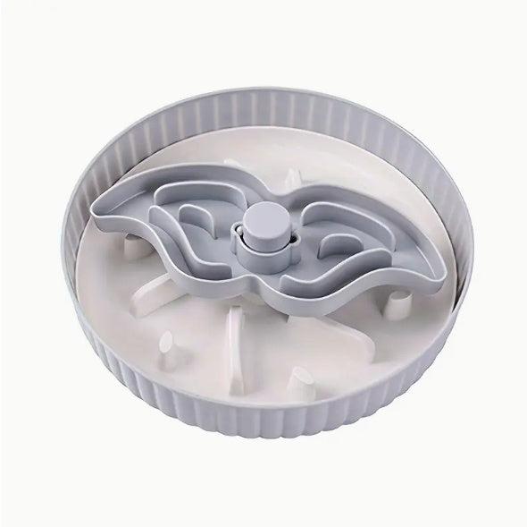 JMT-690698 Interactive Pet Feeding Mat - Rotating Game Board with Anti-Choke Silica Gel Pad