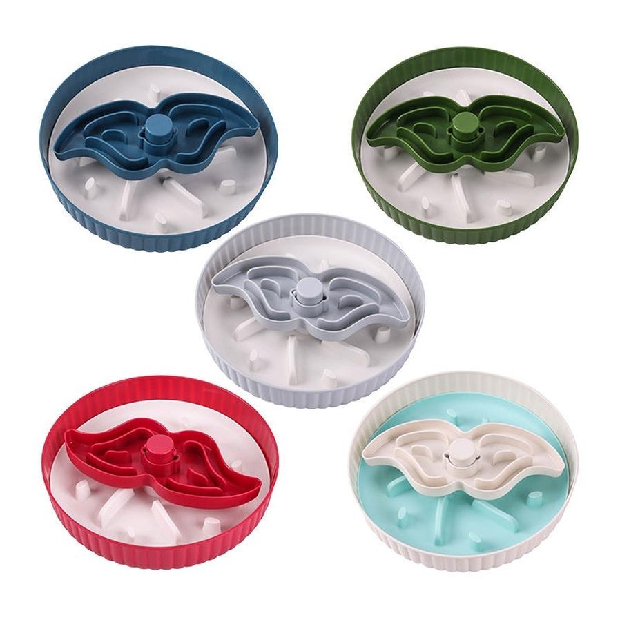 JMT-690698 Interactive Pet Feeding Mat - Rotating Game Board with Anti-Choke Silica Gel Pad