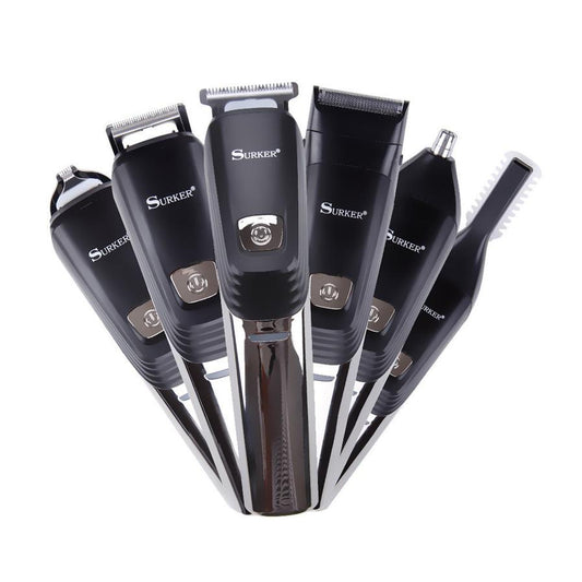 JMT-690762 Rechargeable Electric Shaver with Barber Scissors - 5W Power, 60 Minutes Use Time