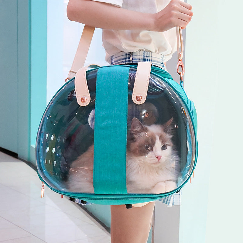 JMT-690762 Transparent Pet Carrier Backpack for Cats and Dogs