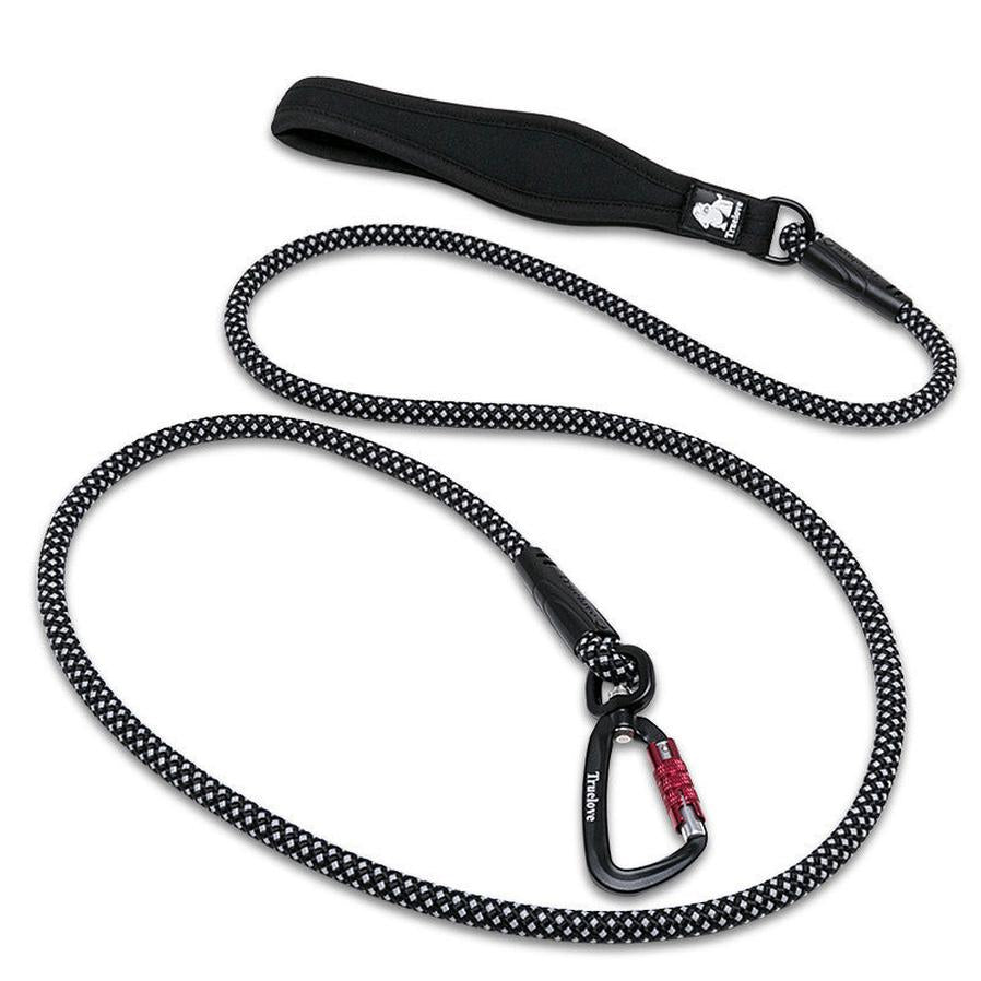 JMT-691018 Reflective Nylon Dog Leash with Round Rope and Climbing Buckle - Available in Orange, Gray, Green, and Black