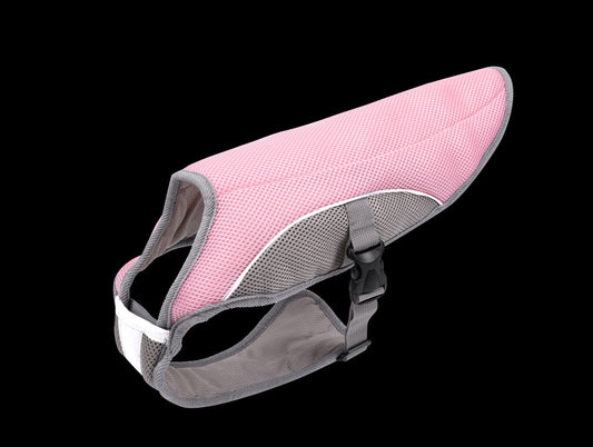JMT-691594 Dog Cooling Vest in Casual Style - Available in Orange, Pink, and Blue, Sizes S to 2XL