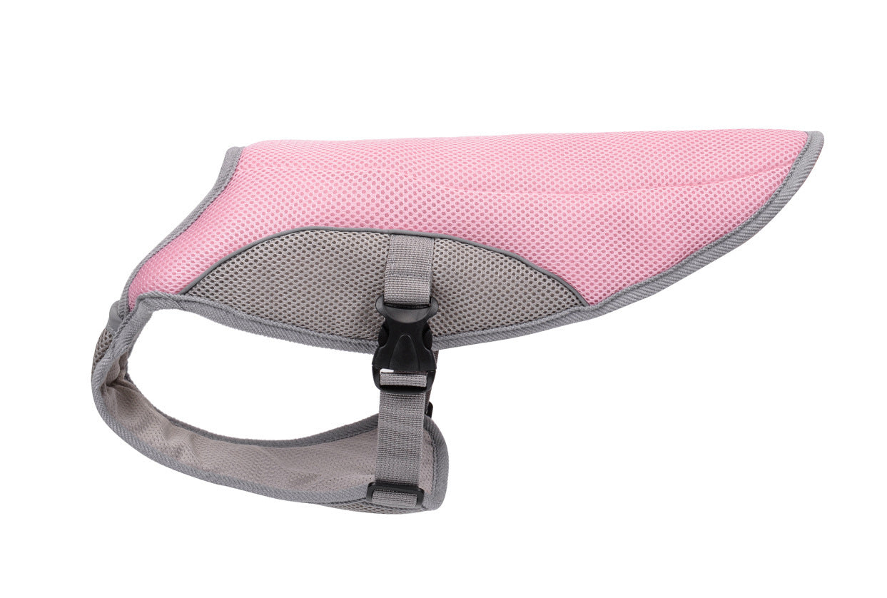JMT-691594 Dog Cooling Vest in Casual Style - Available in Orange, Pink, and Blue, Sizes S to 2XL