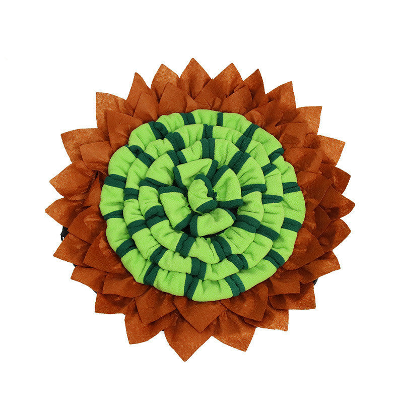 JMT-691658 Pet Sniffing Mat for Dogs - Interactive Slow Feeding Blanket with Soft Polar Fleece and Felt Fabric