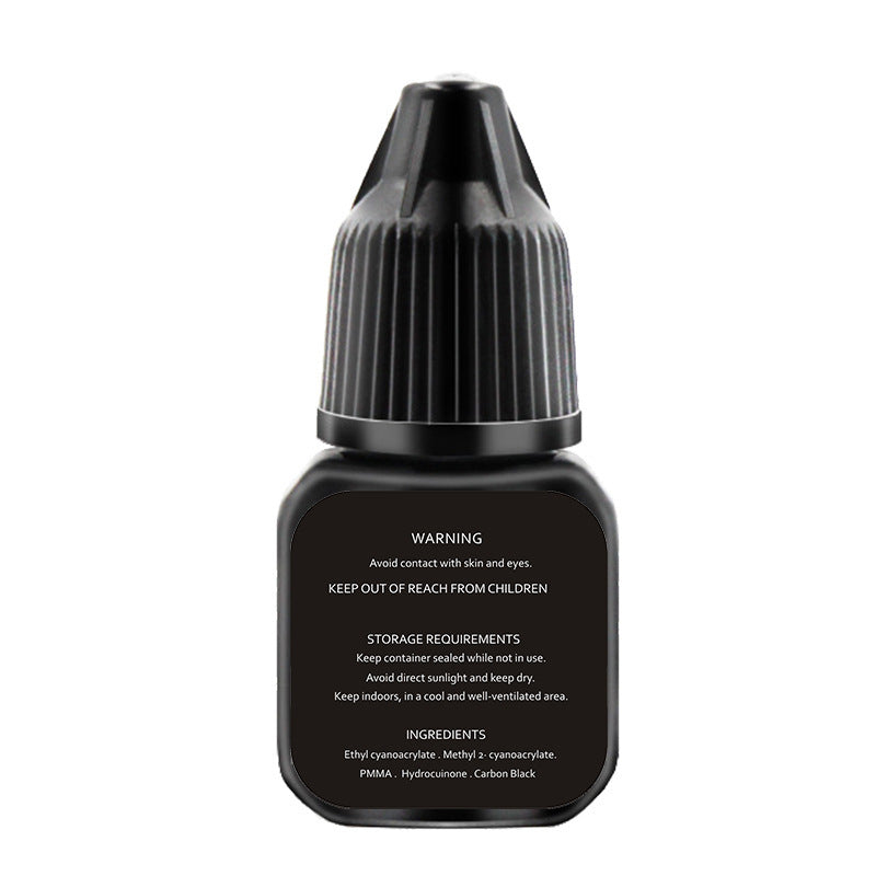 JMT-691658 Professional Eyelash Extension Adhesive - Black, 10 Months Shelf Life, 2.5CM x 5CM