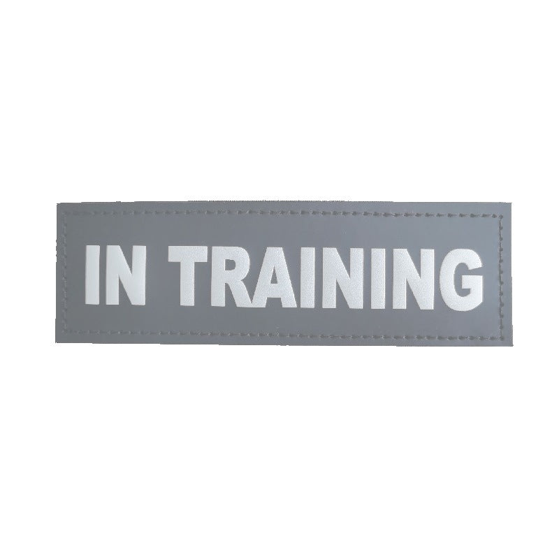 JMT-691850 Pet Dog Chest Strap Sign with DO NOT PET Sticker in Black and White