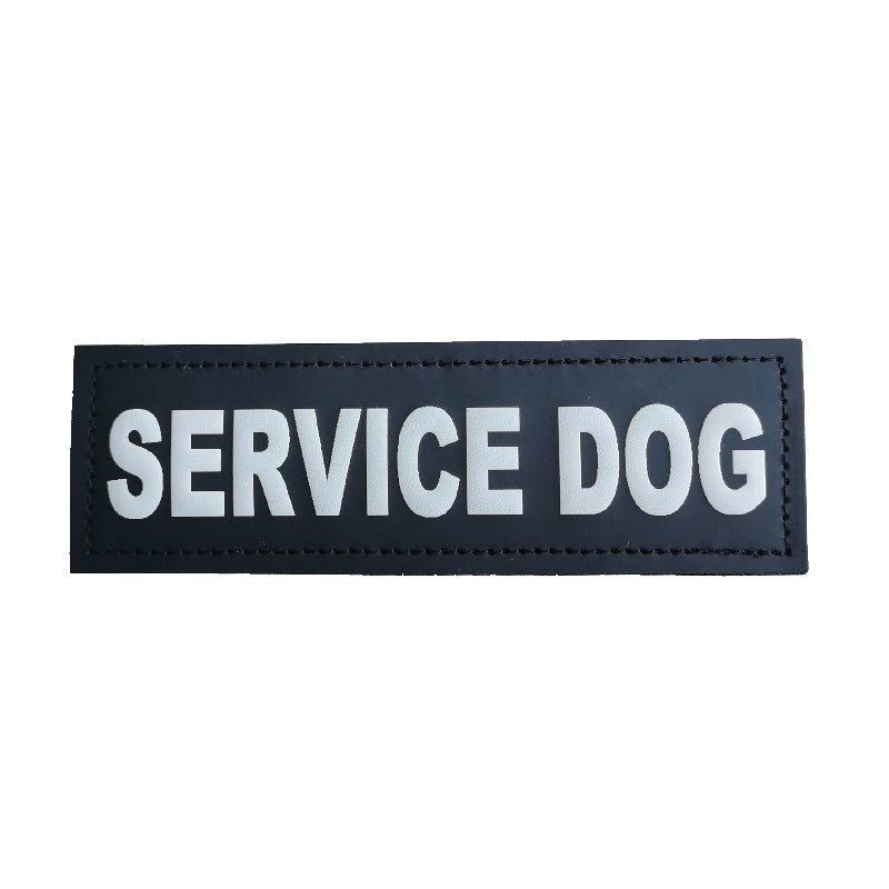 JMT-691850 Pet Dog Chest Strap Sign with DO NOT PET Sticker in Black and White
