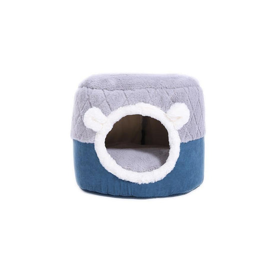 JMT-691978 Dual-Purpose Quilted Cat Litter Nest for Cats and Kittens - Polyester, Available in Sizes S and M