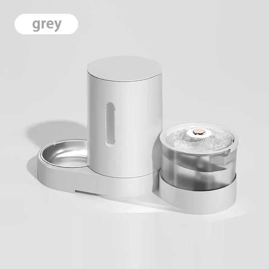 JMT-692042 Automatic Pet Feeder and Water Dispenser with Dry Wet Separation for Dogs and Cats