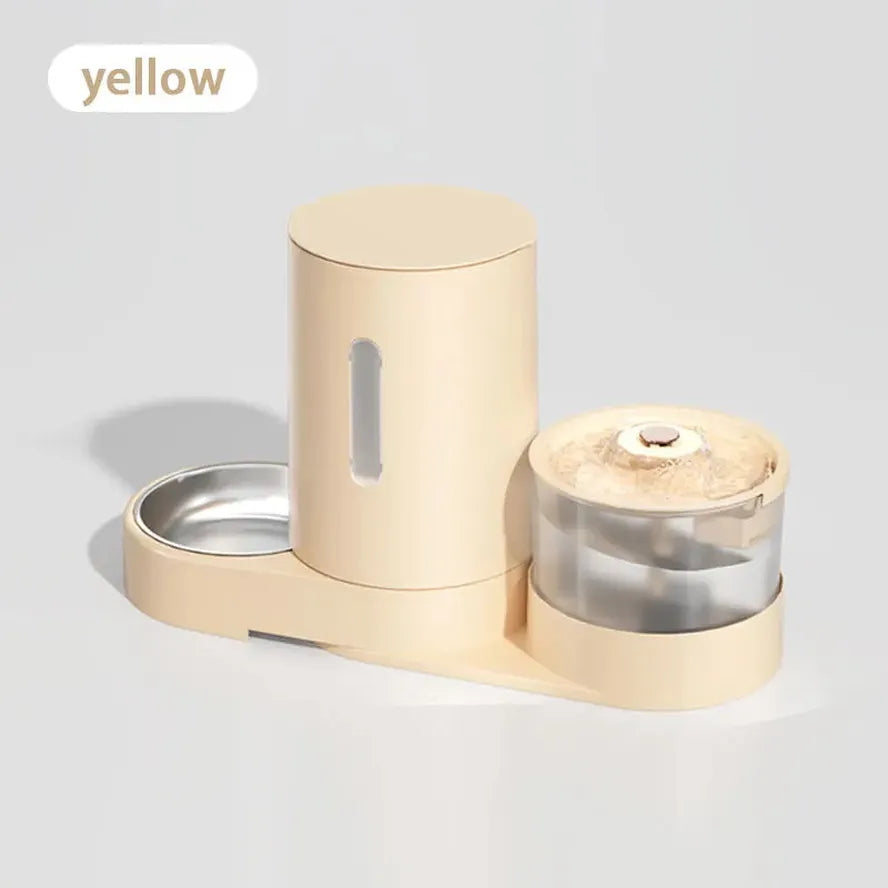 JMT-692042 Automatic Pet Feeder and Water Dispenser with Dry Wet Separation for Dogs and Cats