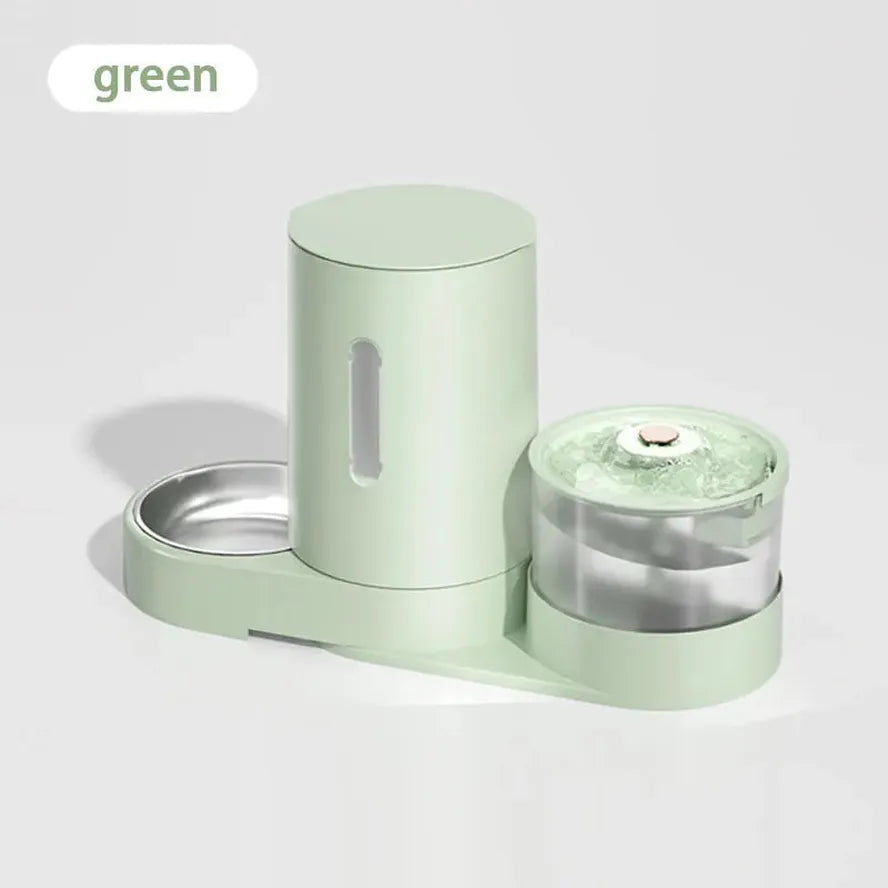 JMT-692042 Automatic Pet Feeder and Water Dispenser with Dry Wet Separation for Dogs and Cats