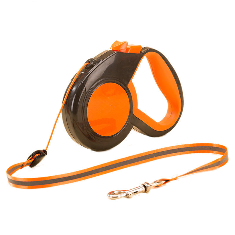 JMT-692170 Reflective Automatic Dog Leash - Ergonomic Non-Slip Handle, 3m/5m/8m Options for Various Dog Sizes