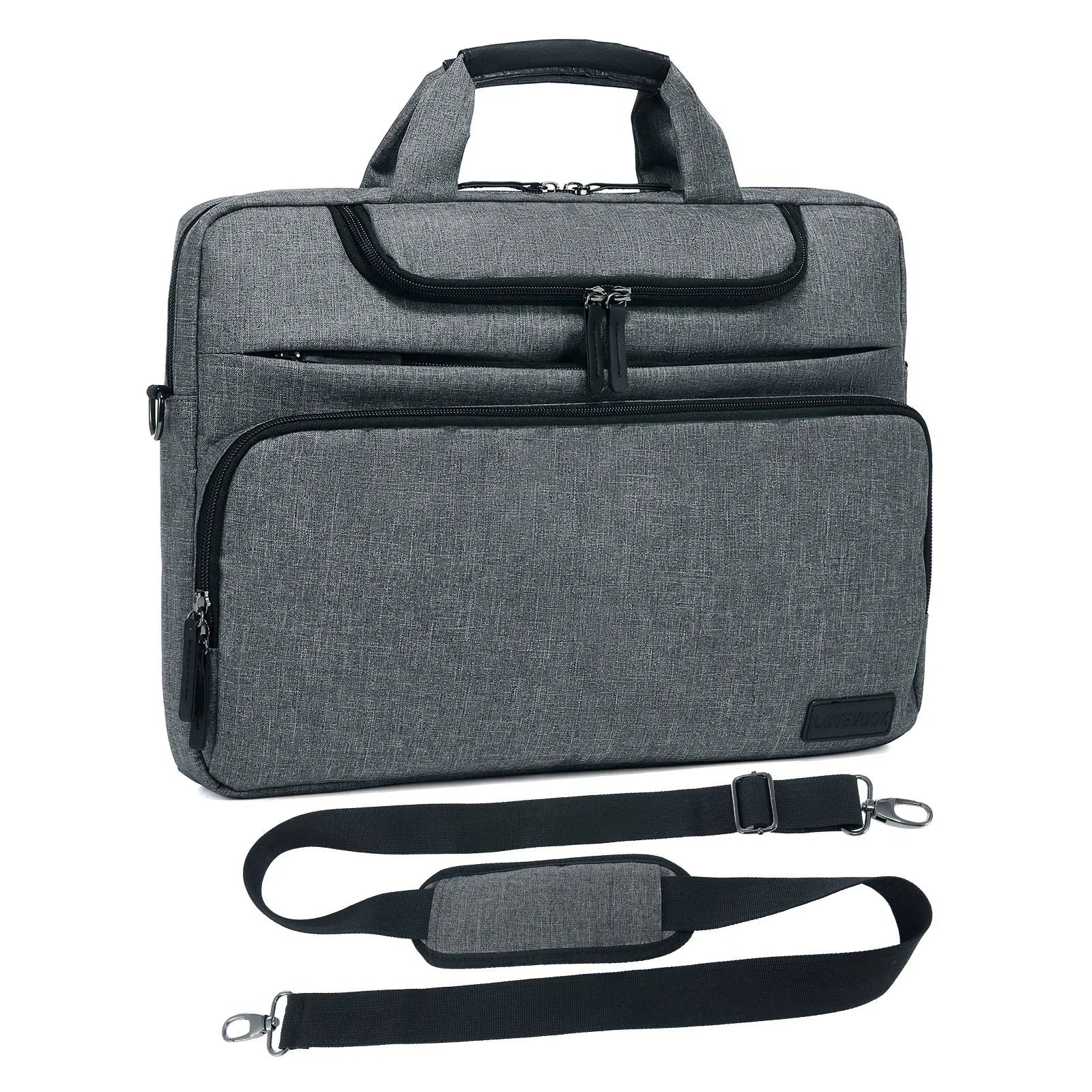 JMT-692490 Waterproof 17-Inch Canvas Unisex Messenger Bag for Casual Travel and Laptop Use