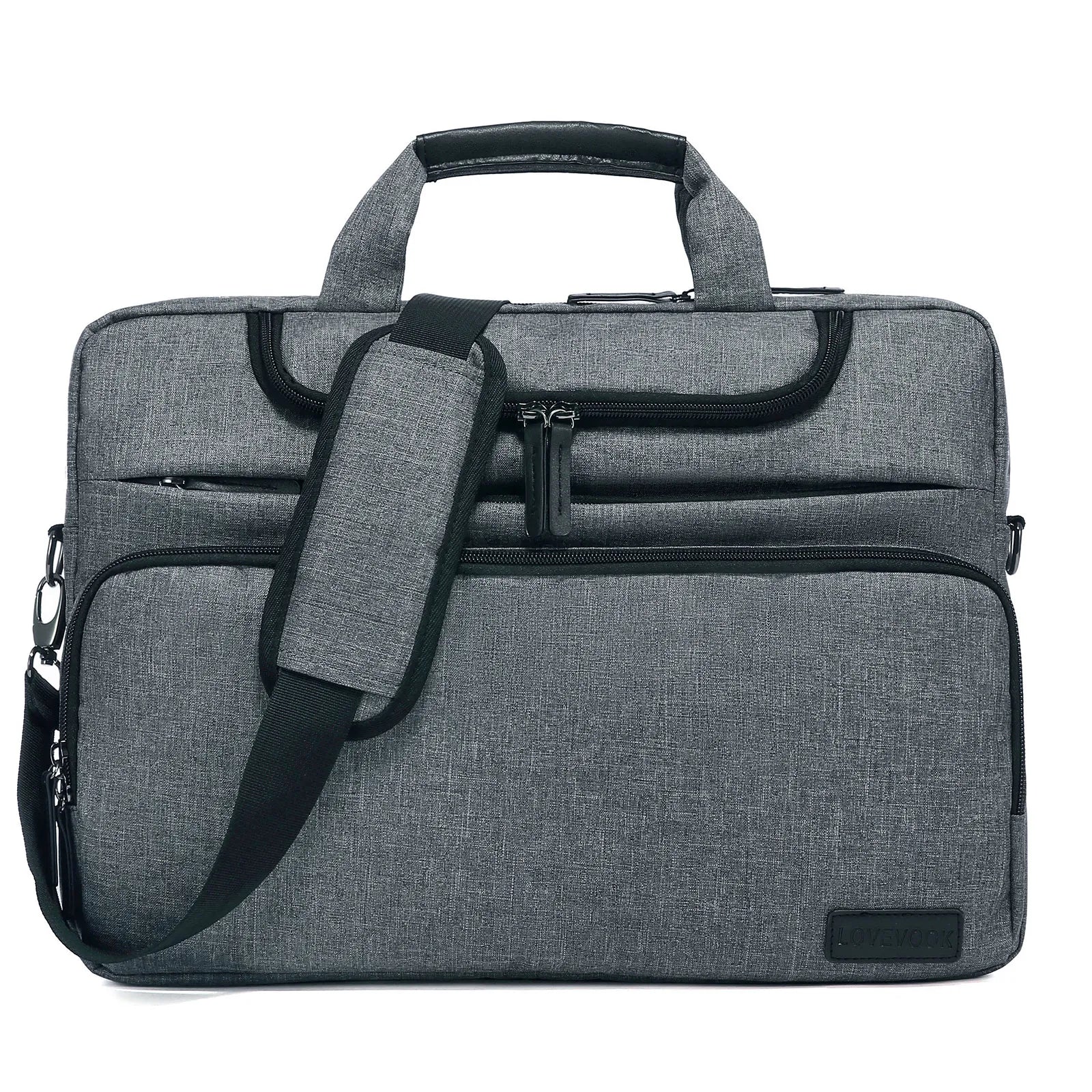 JMT-692490 Waterproof 17-Inch Canvas Unisex Messenger Bag for Casual Travel and Laptop Use
