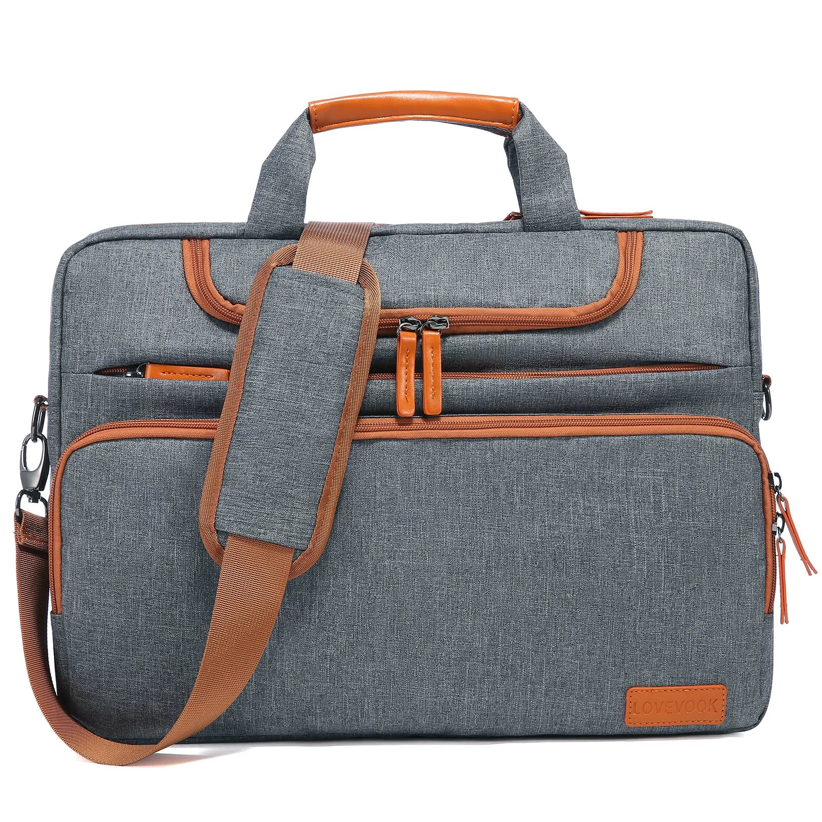 JMT-692490 Waterproof 17-Inch Canvas Unisex Messenger Bag for Casual Travel and Laptop Use