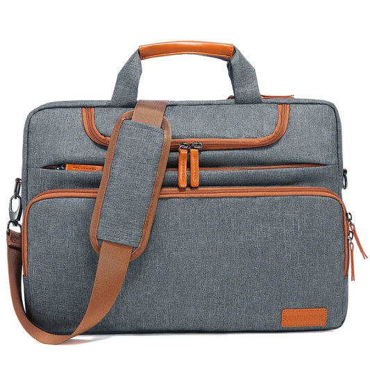 JMT-692490 Waterproof 17-Inch Canvas Unisex Messenger Bag for Casual Travel and Laptop Use