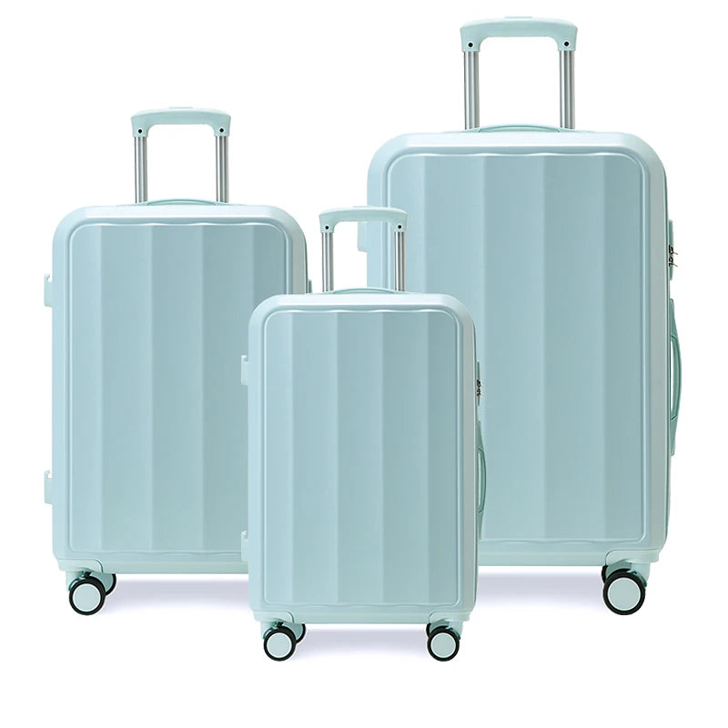 JMT-692554 Universal ABS Travel Trolley Duffel Set for Men and Women - Lightweight and Durable Luggage Solution