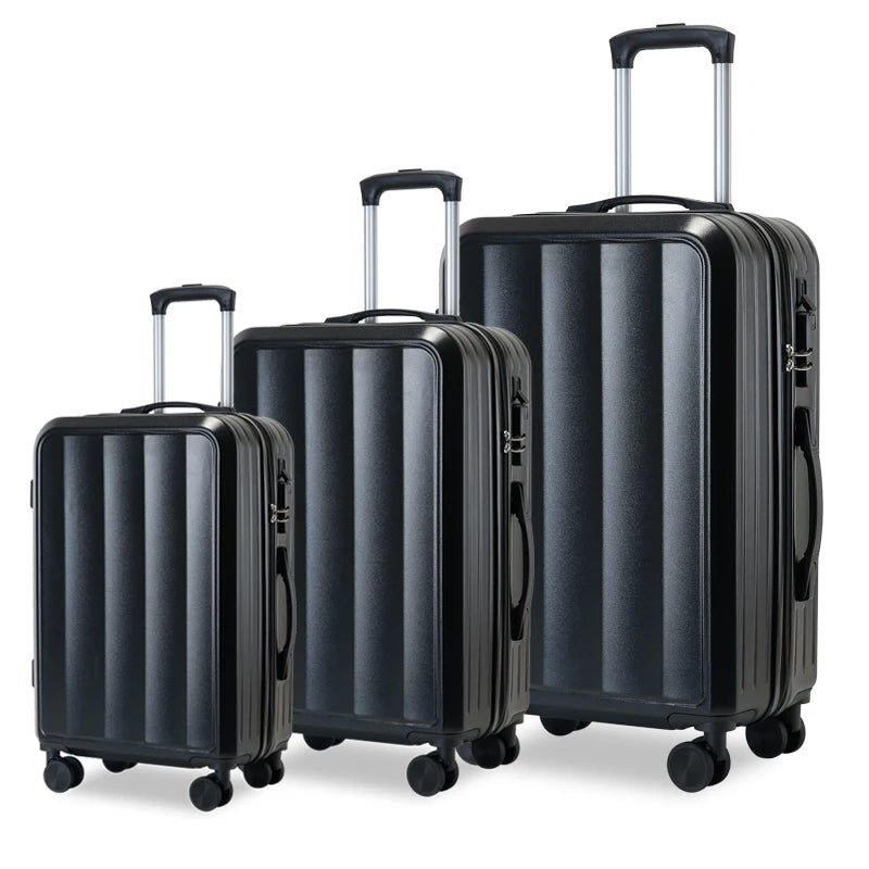 JMT-692554 Universal ABS Travel Trolley Duffel Set for Men and Women - Lightweight and Durable Luggage Solution