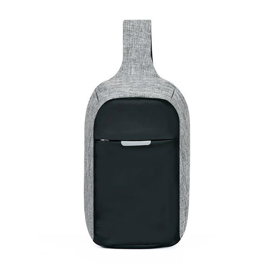 JMT-693002 Men's Korean Style Casual Shoulder Messenger Bag - Soft Polyester, 20L Capacity, Blue/Black/Gray