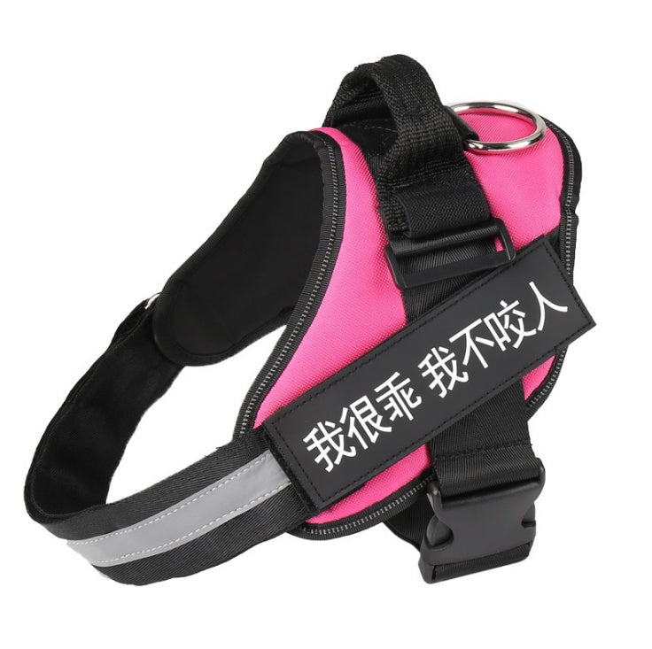 JMT-693002 Personalized No Pull Reflective Breathable Adjustable Dog Harness for Small to Large Dogs