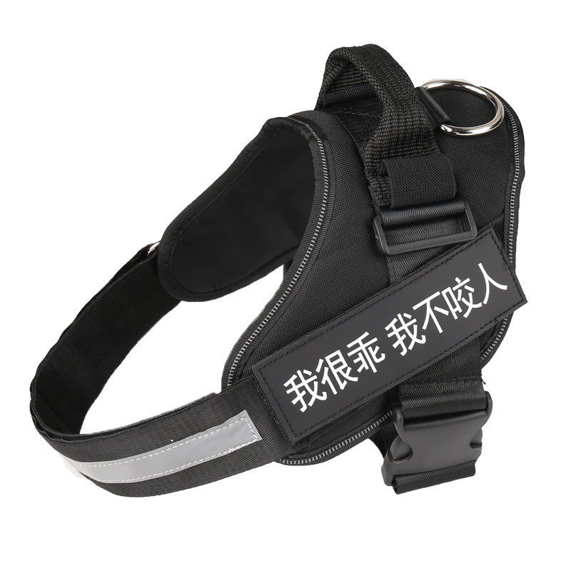 JMT-693002 Personalized No Pull Reflective Breathable Adjustable Dog Harness for Small to Large Dogs