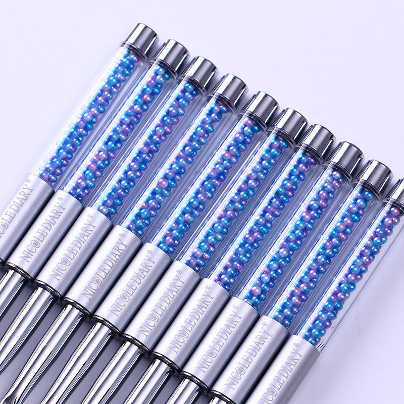 JMT-693130 10-Piece UV Nail Brush Tool Set with 12.6 cm Handles for Nail Art Application