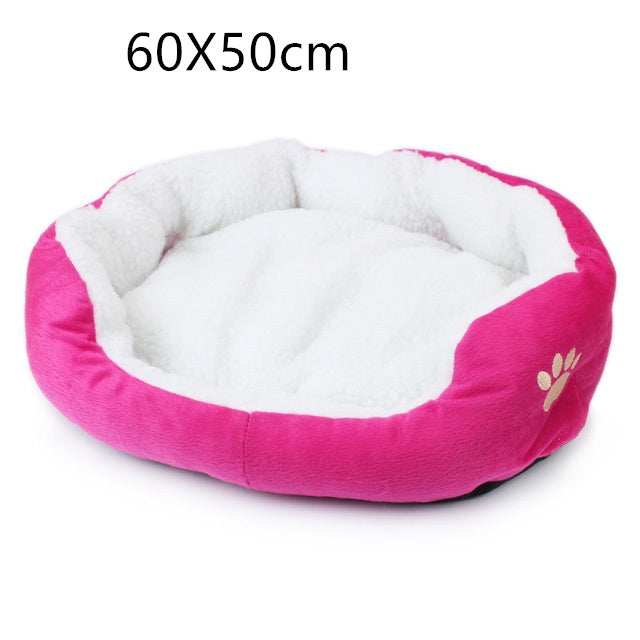 JMT-693130 Small Pet Bed in Soft Fleece Material for Puppies and Kittens - 50x40 cm