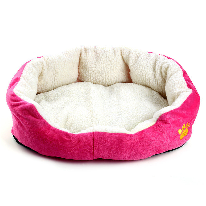 JMT-693130 Small Pet Bed in Soft Fleece Material for Puppies and Kittens - 50x40 cm