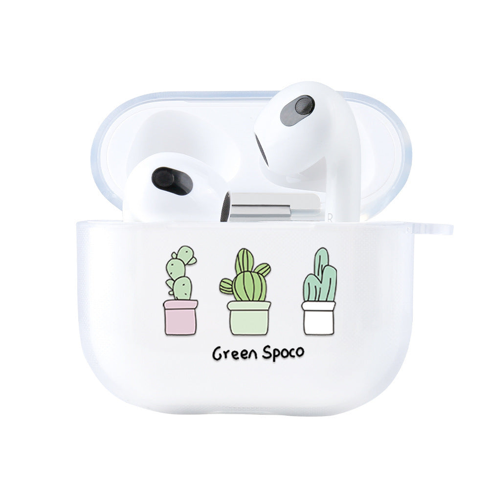 JMT-693322 Cartoon Animal Design TPU Headphone Shell for AirPods 3rd Generation