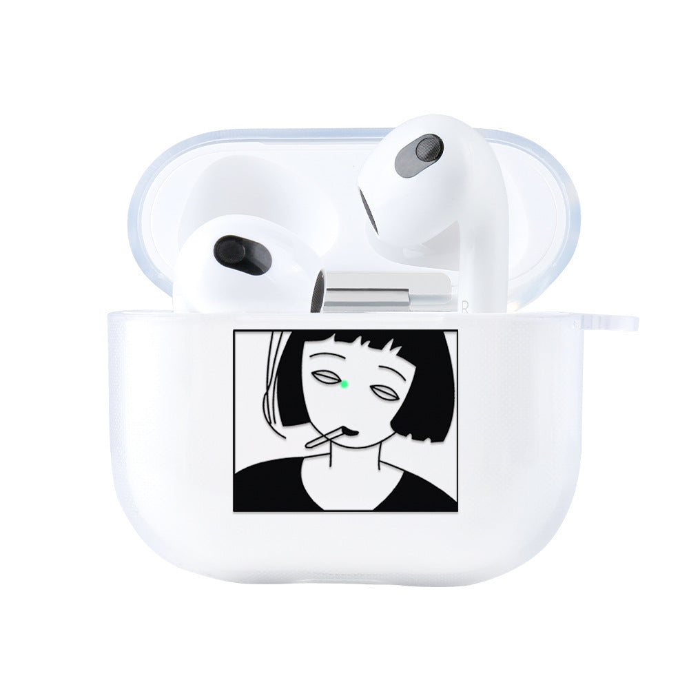 JMT-693322 Cartoon Animal Design TPU Headphone Shell for AirPods 3rd Generation