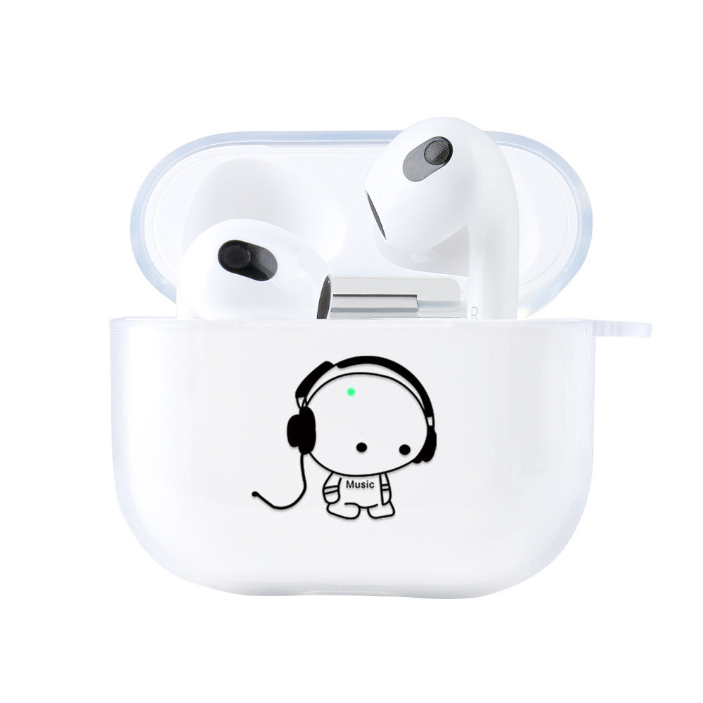 JMT-693322 Cartoon Animal Design TPU Headphone Shell for AirPods 3rd Generation