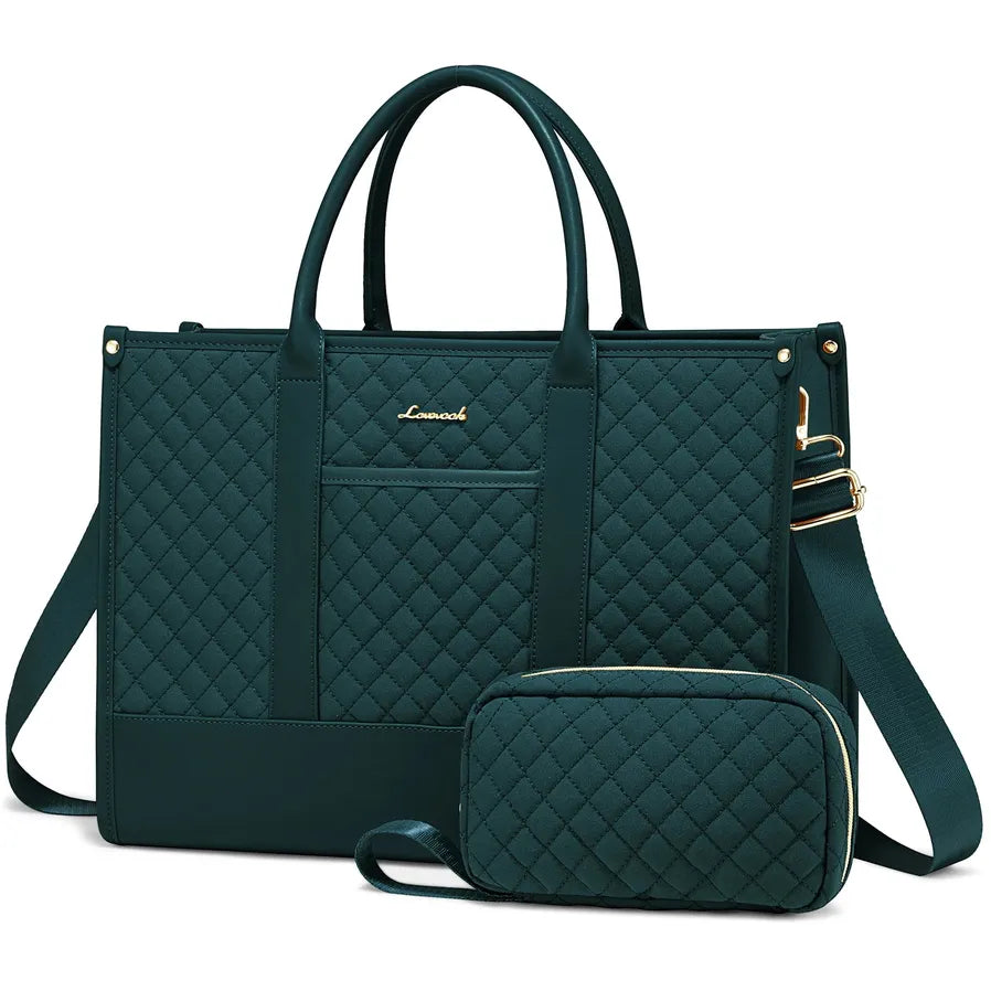 JMT-693642 Stylish Women's Laptop Tote Bag for 15.6-17 Inch Laptops - Versatile Large Capacity Handbag Suitable for Office and Business Use