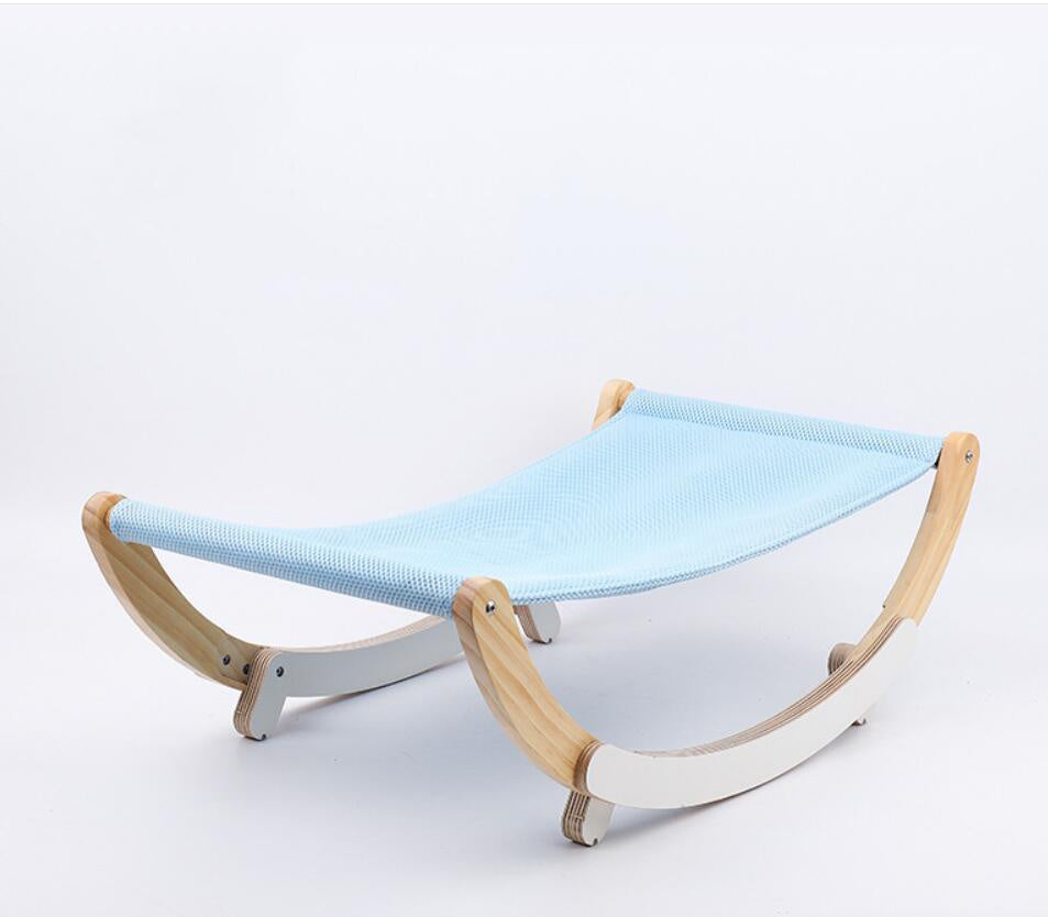 JMT-693834 Wooden Cat and Small Dog Pet Nest with Cushioned Pads and Anti-Slip Design