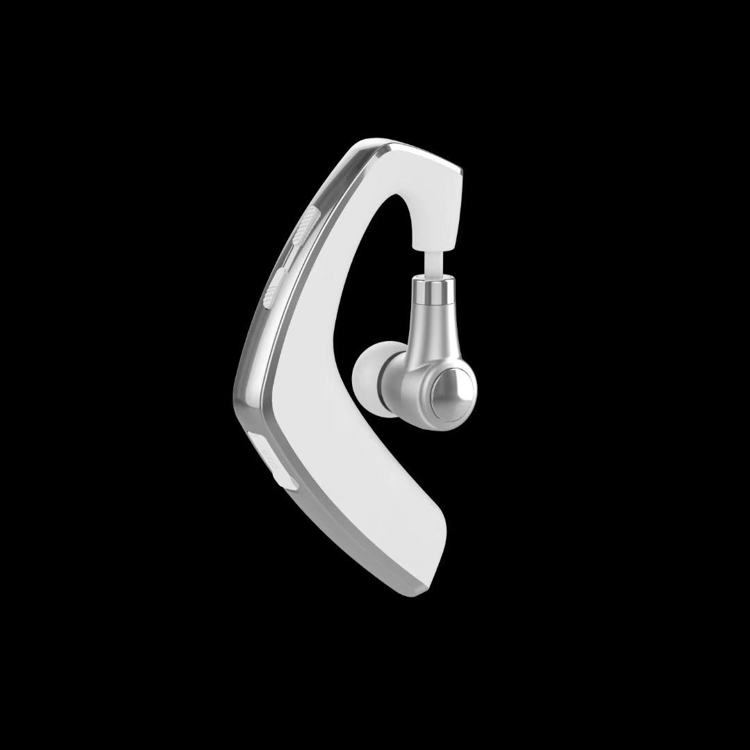 JMT-693962 Bluetooth 5.0 Wireless Ear Hook Headset with Battery Display and Touch Control