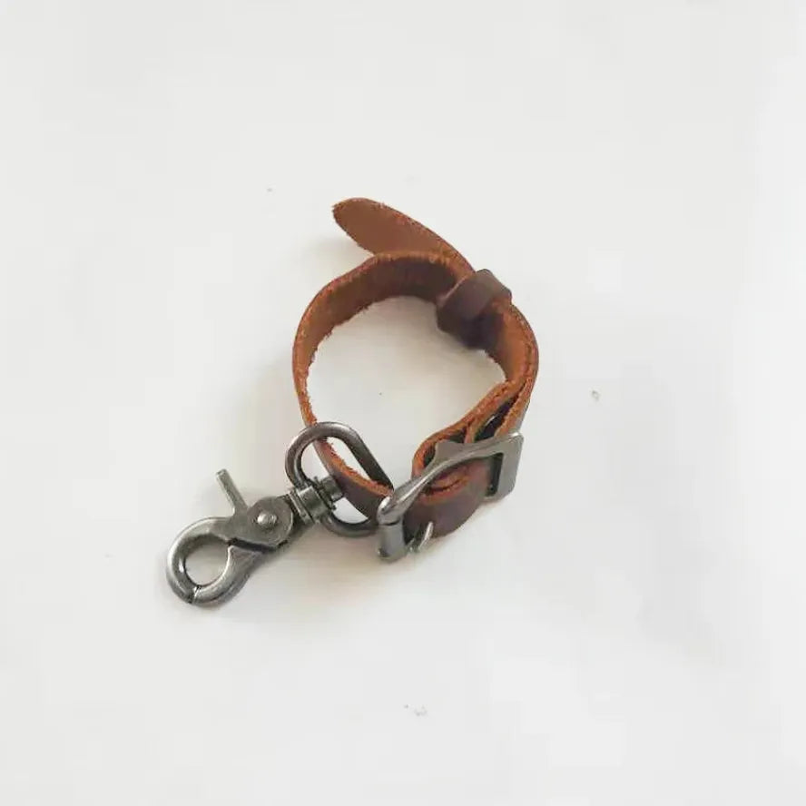 JMT-694346 Wear-Resistant Leather Belt Strap for Motorcycle and Bicycle Bags