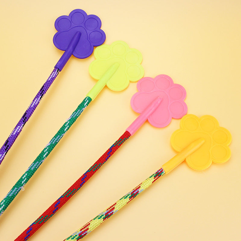 JMT-695114 Dog Training Clicker Stick - Adjustable Lure Stick with TPR Material and Polyester Fabric for Effective Pet Training