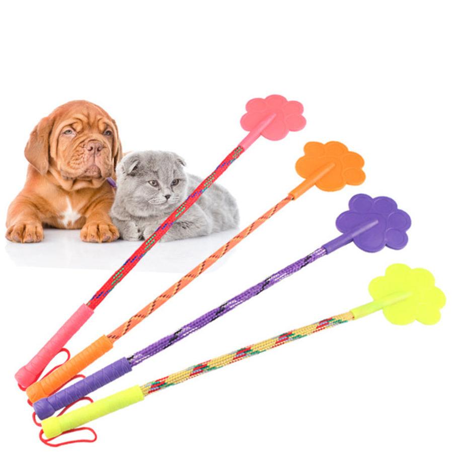 JMT-695114 Dog Training Clicker Stick - Adjustable Lure Stick with TPR Material and Polyester Fabric for Effective Pet Training