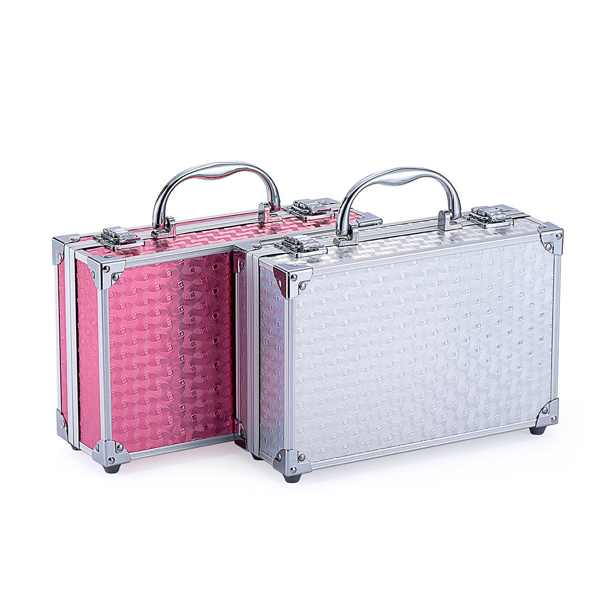 JMT-695562 Colorful Eyeshadow and Lipstick Cosmetics Set with Blush, Gloss, and Tools